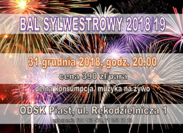 Bal sylwestrowy 2018